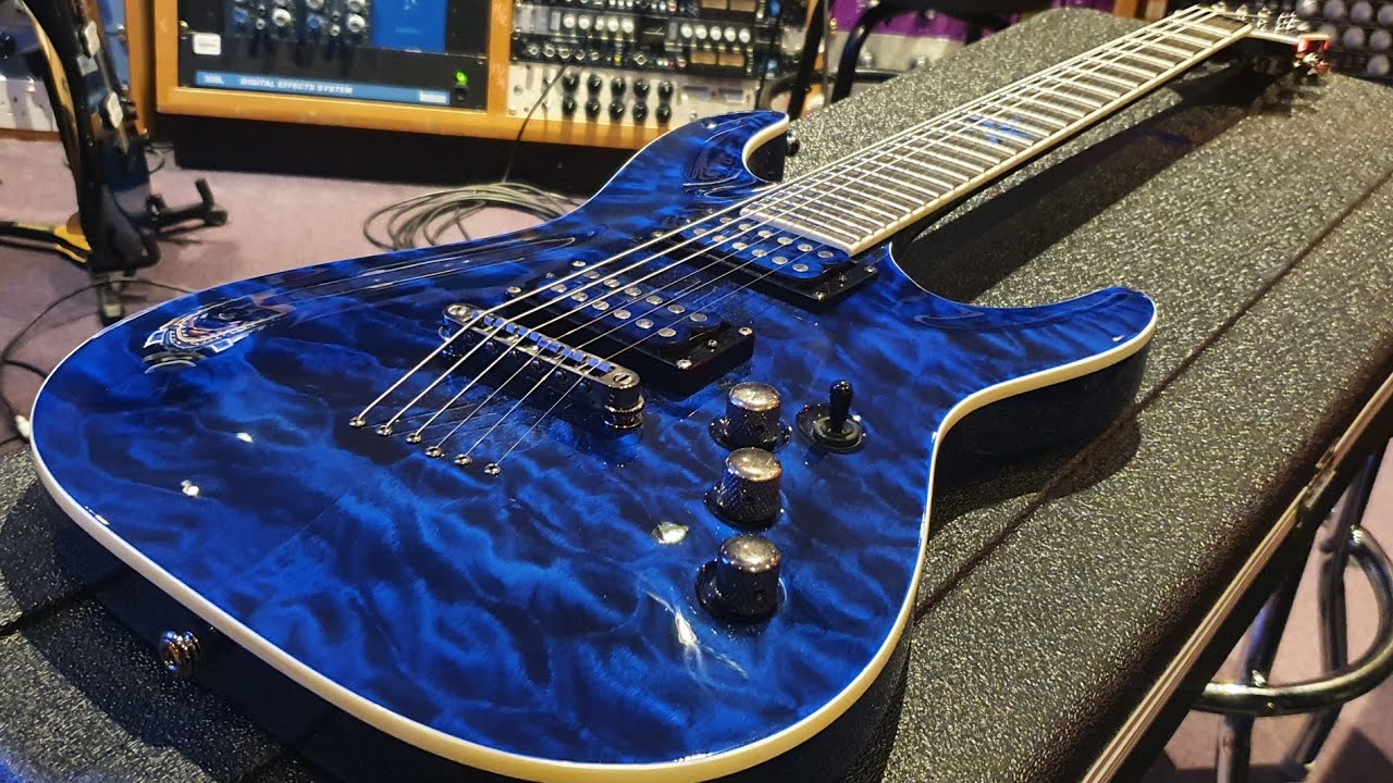 Schecter Diamond Series Exotic Star Quilt Top Neck-Through Guitar