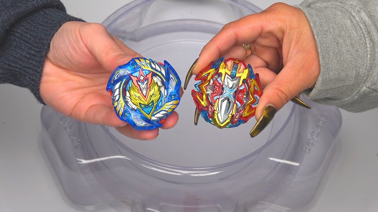 CHO-Z VALKYRIE vs BUSTER XCALIBUR | Beyblade Burst Super Z