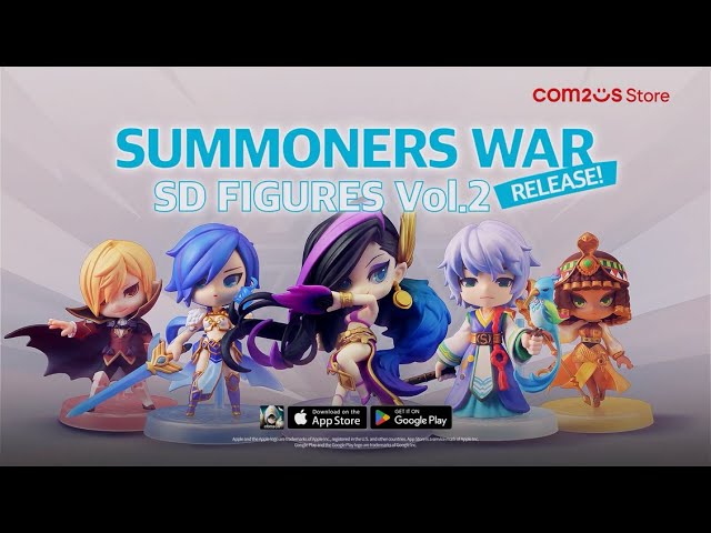 Com2uS Store サマナーズウォー SDフィギュア Vol.2 - YouTube
