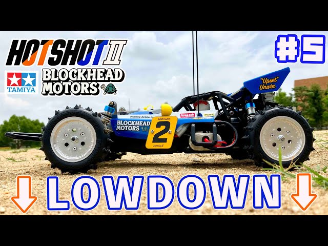 Hotshot II Blockhead Motors #5 Tamiya RC Buggy with steering crank