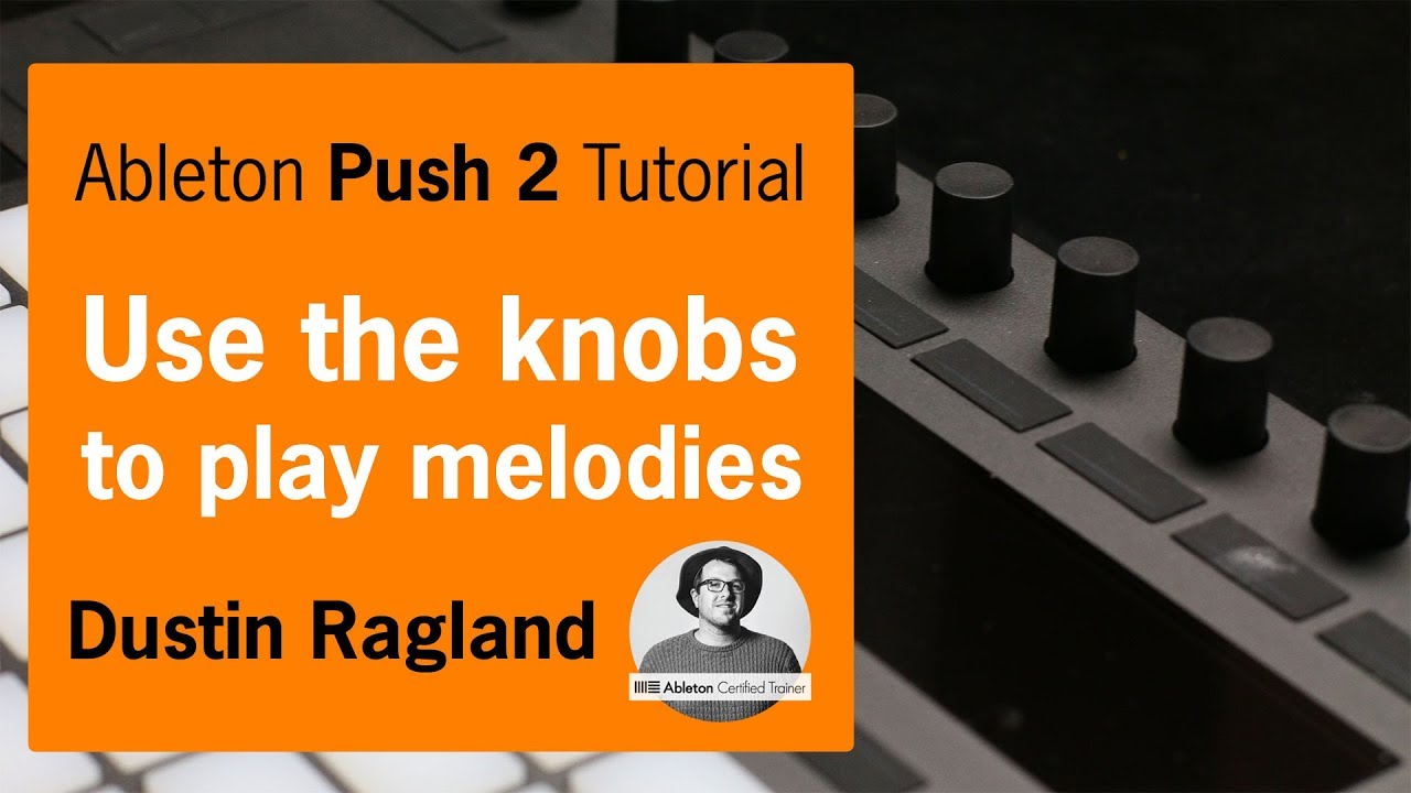 Easy Ableton Push 2 trick for playing crazy synth melodies using