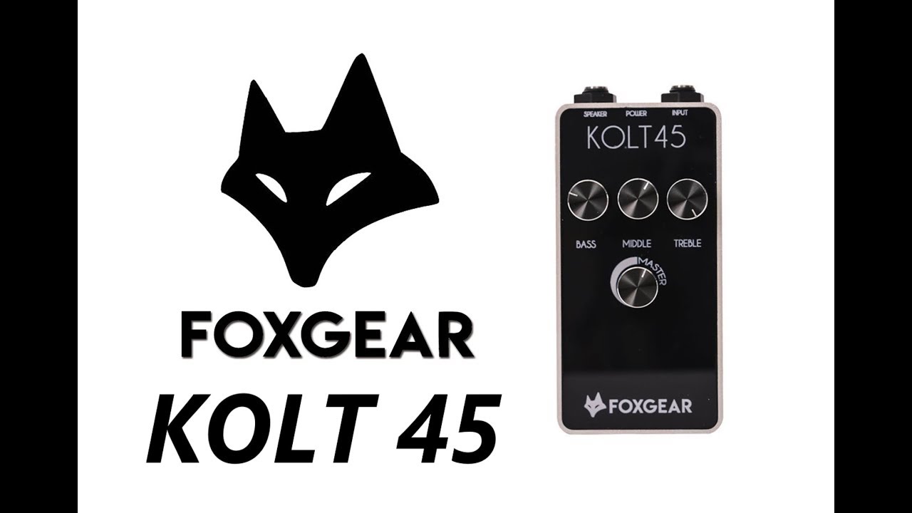 Foxgear Kolt 45 amp in the stompbox Another Guitar Channel - YouTube