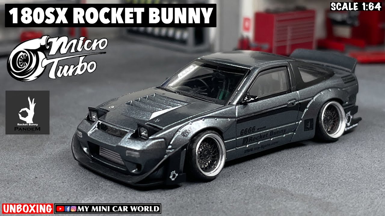 MY MINI CAR WORLD』UNBOXING MICRO TURBO 1/64 180SX ROCKET BUNNY