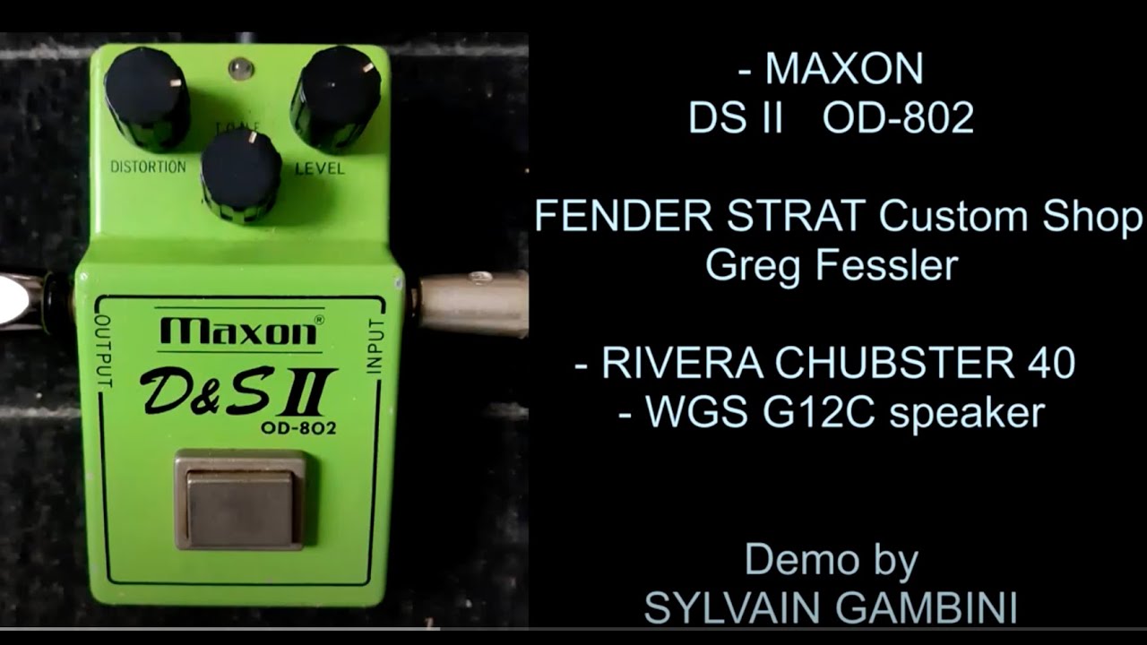 Maxon OD-802 D & S II Distortion/Sustainer | Effects Database
