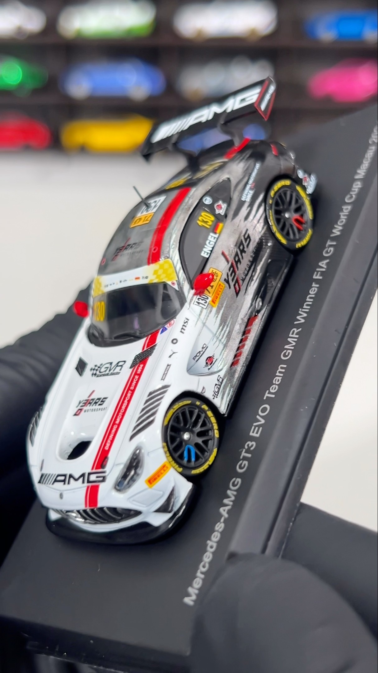 Mercedes-AMG GT3 EVO Spark 1:64 – Team GMR Winner FIA GT World Cup