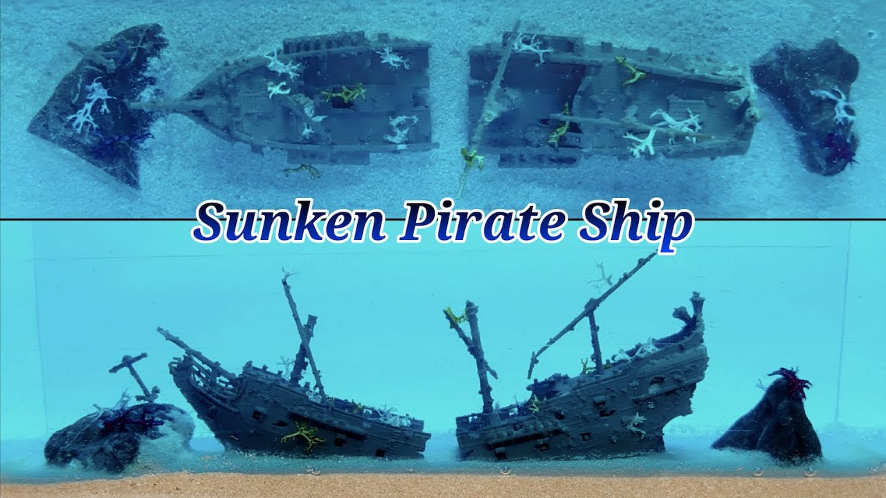 Sunken Pirate Ship RESIN ART / 沈没した海賊船【レジン】 - YouTube