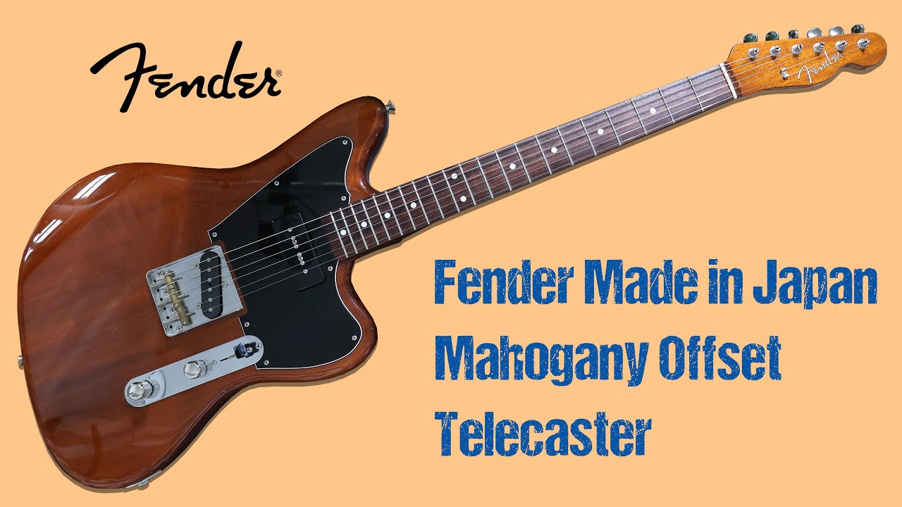 Fender Made in Japan Mahogany Offset Telecaster #fender
