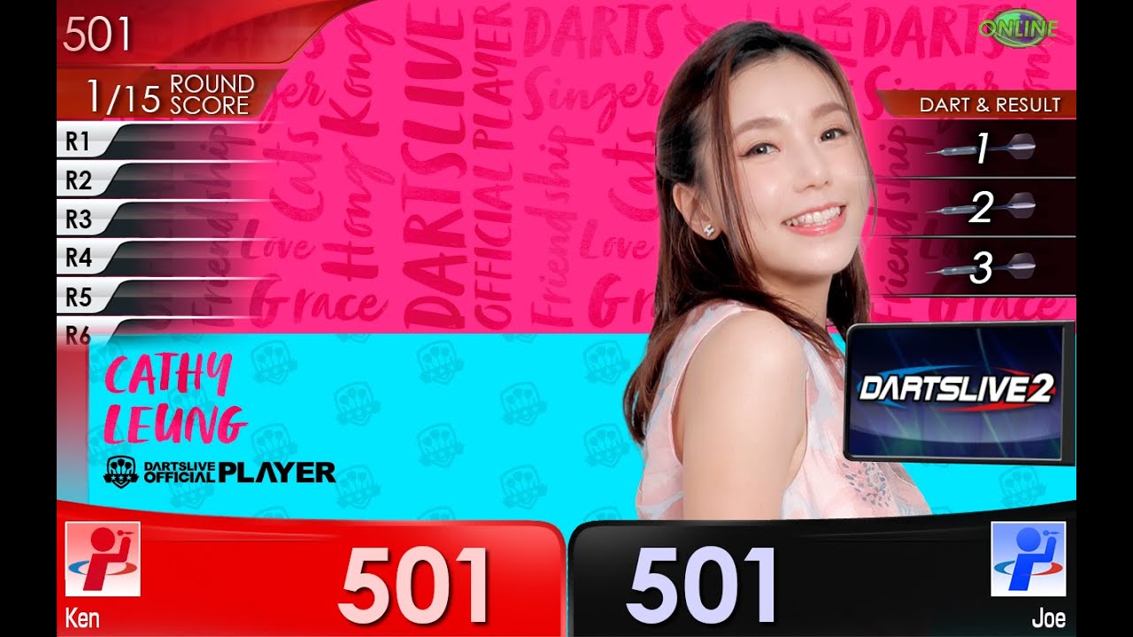 PLAYER GOODS 第二弾 キャシー・リョン DARTSLIVE Movie THEME - YouTube