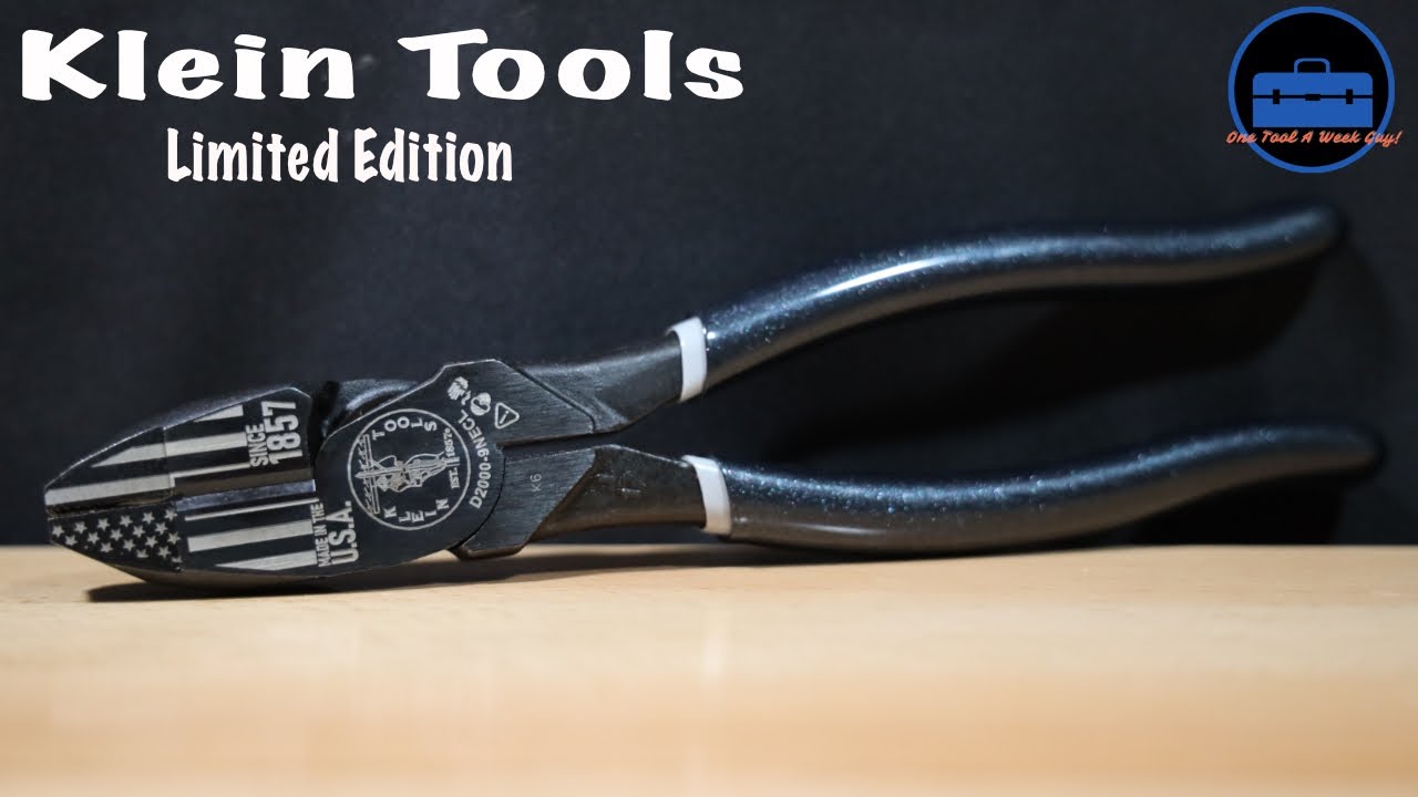 Klein Tools Limited Edition 167th Classic Lineman's Pliers - YouTube