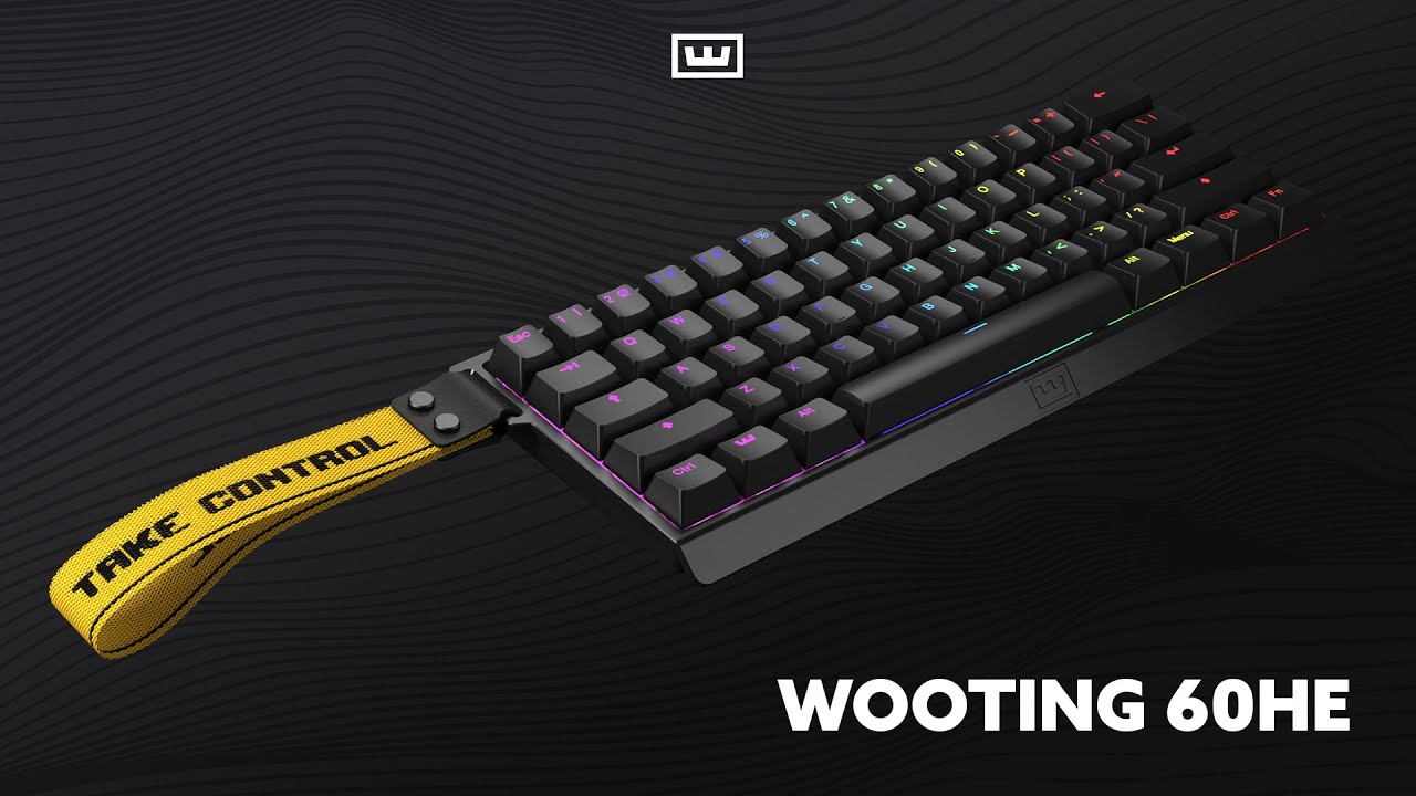 ラピッドトリガー機能搭載ゲーミングキーボード「Wooting 60HE」