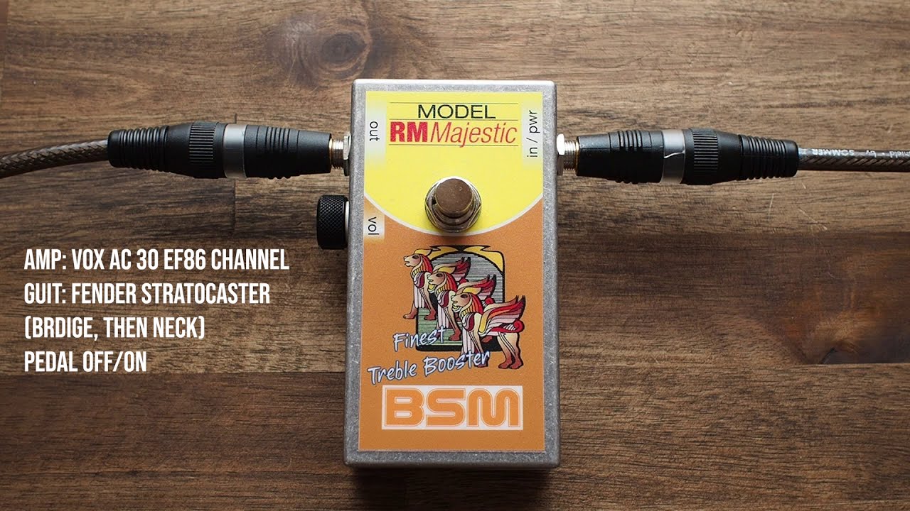 BSM RM Majestic Treble Booster – Vintage Guitar® magazine