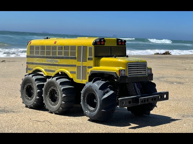 Tamiya King Yellow 6x6 build and Test at the Sand Drags - YouTube