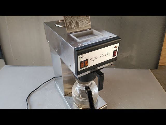 カリタ コーヒーマシン KW-15 お湯沸かしてみました。 - YouTube