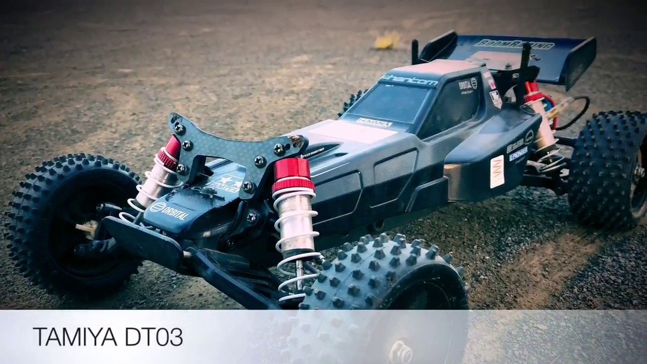 タミヤ DT03 TAMIYA レーシングファイターRacing fighter shakedown 2