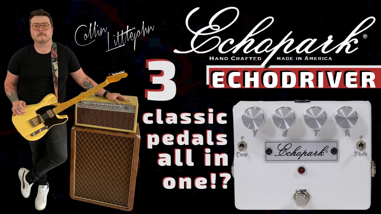 Echopark Echodriver // 3 classic pedals in one!? - YouTube