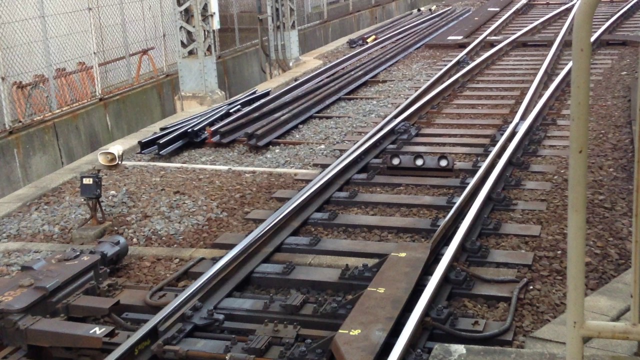 鉄道のポイント切り替え - YouTube