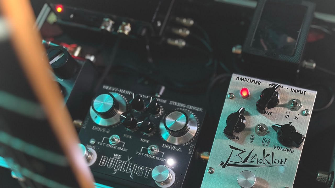 My Go-To Pedals Roshi Pedals Blacklon Kingtone The Duellist Lemon