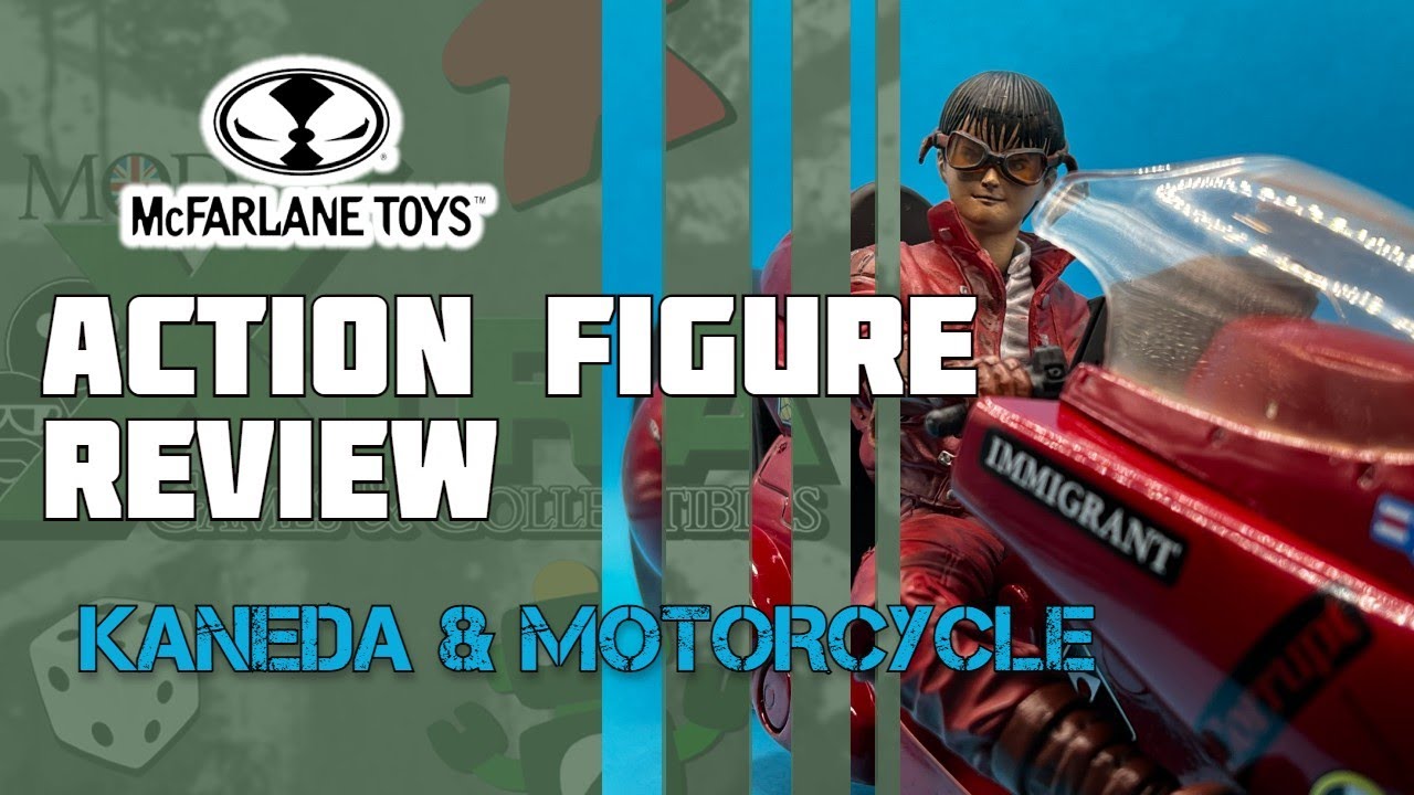 McFarlane Toys | Kaneda on Motorcycle (Akira) | Retro Action