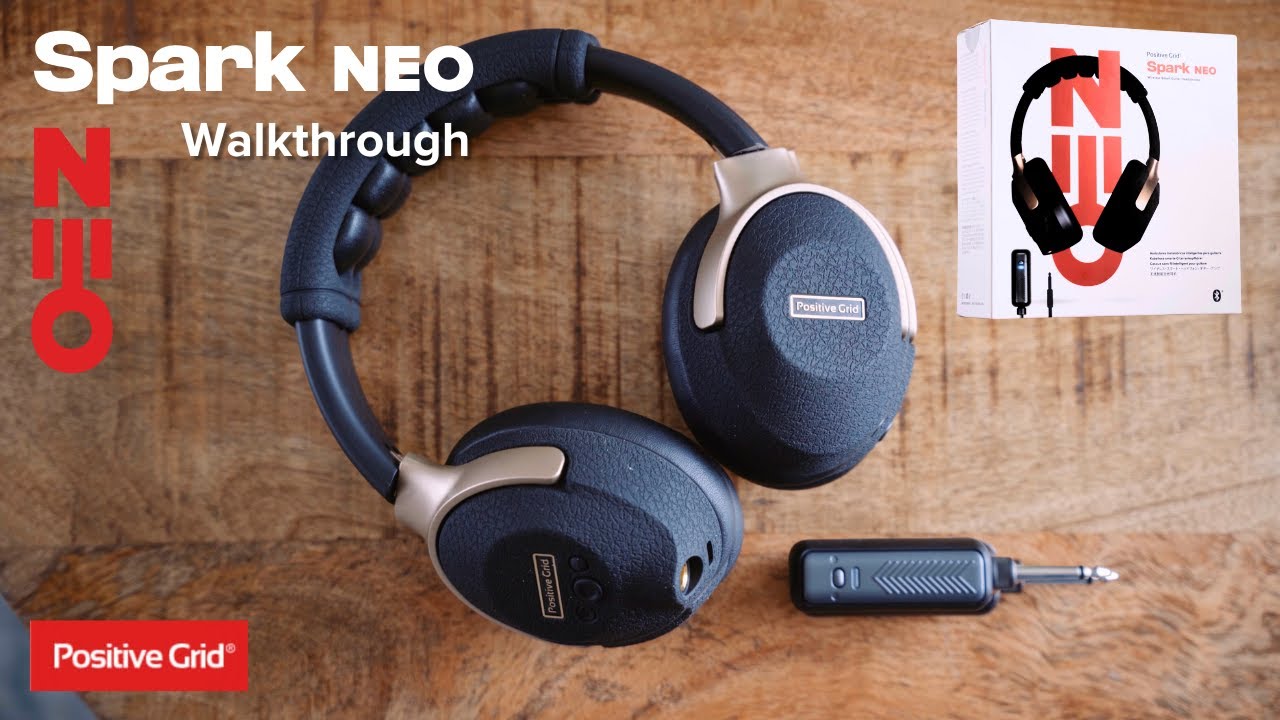 Positive Grid Spark NEO Wireless Smart Guitar Headphones Black