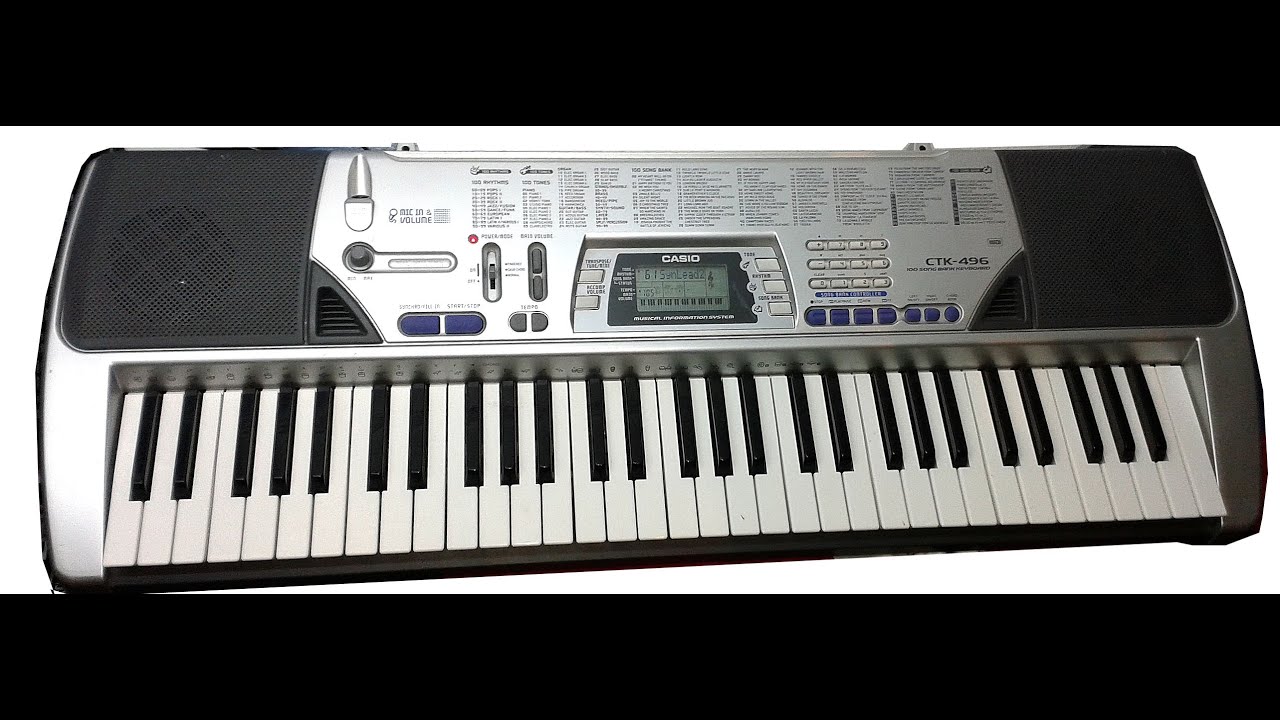 CASIO CTK-496 - YouTube
