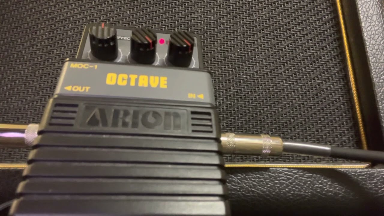 5/2/2023 Experiment Arion MOC-1 suboctave pedal - YouTube