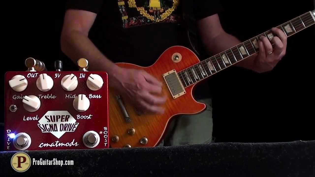 CMATMODS Butah Drive and Signa Drive guitar pedal demo - YouTube