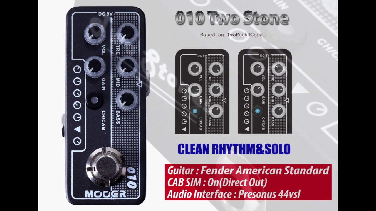 MOOER Micro Preamp 010(Two Stone) - YouTube