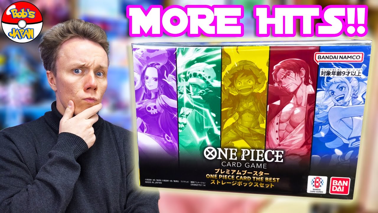 Unboxing the ONE PIECE CARD THE BEST Storage Box Set! Epic Pack