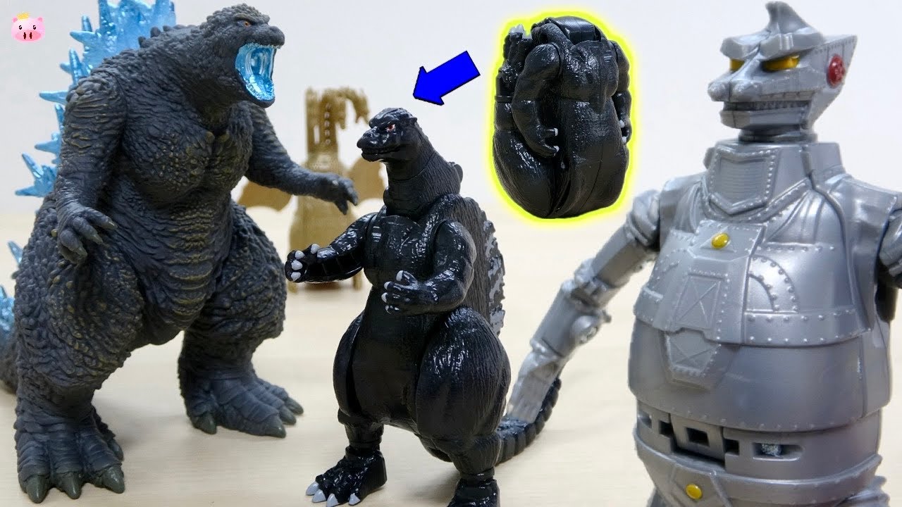 卵型から怪獣に変形! 【ゴジラエッグ】ゴジラ・メカゴジラ