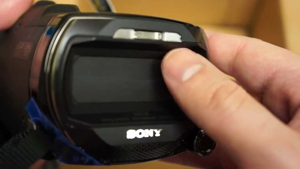Sony HDR-TD10 3D Full HD Handycam Unboxing and first look - YouTube