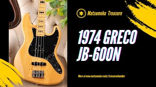 1974 GRECO JB-600 DEMO - YouTube