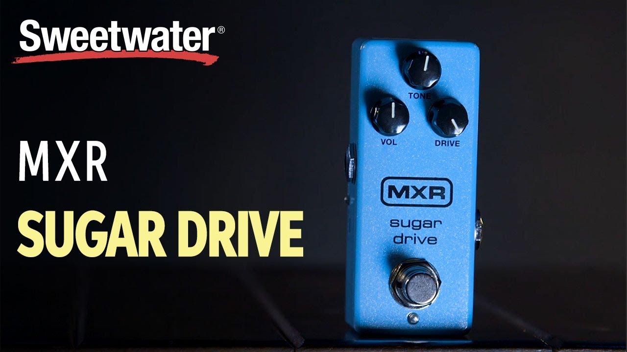 MXR Sugar Drive Overdrive Pedal Demo - YouTube