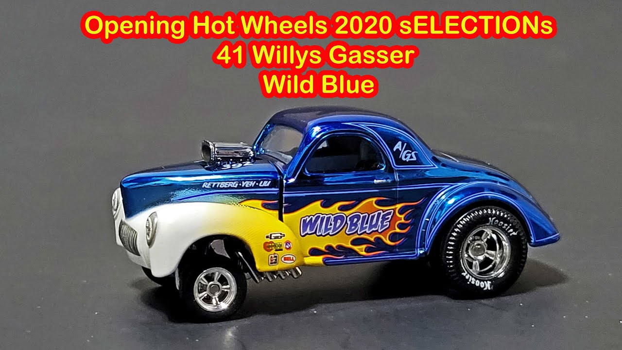 Opening Hot Wheels sELECTIONs Wild Blue Willys Gasser - YouTube
