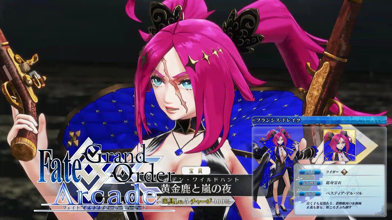 Fate/Grand Order Arcade】ドレイク ユニバース総身霊衣実装