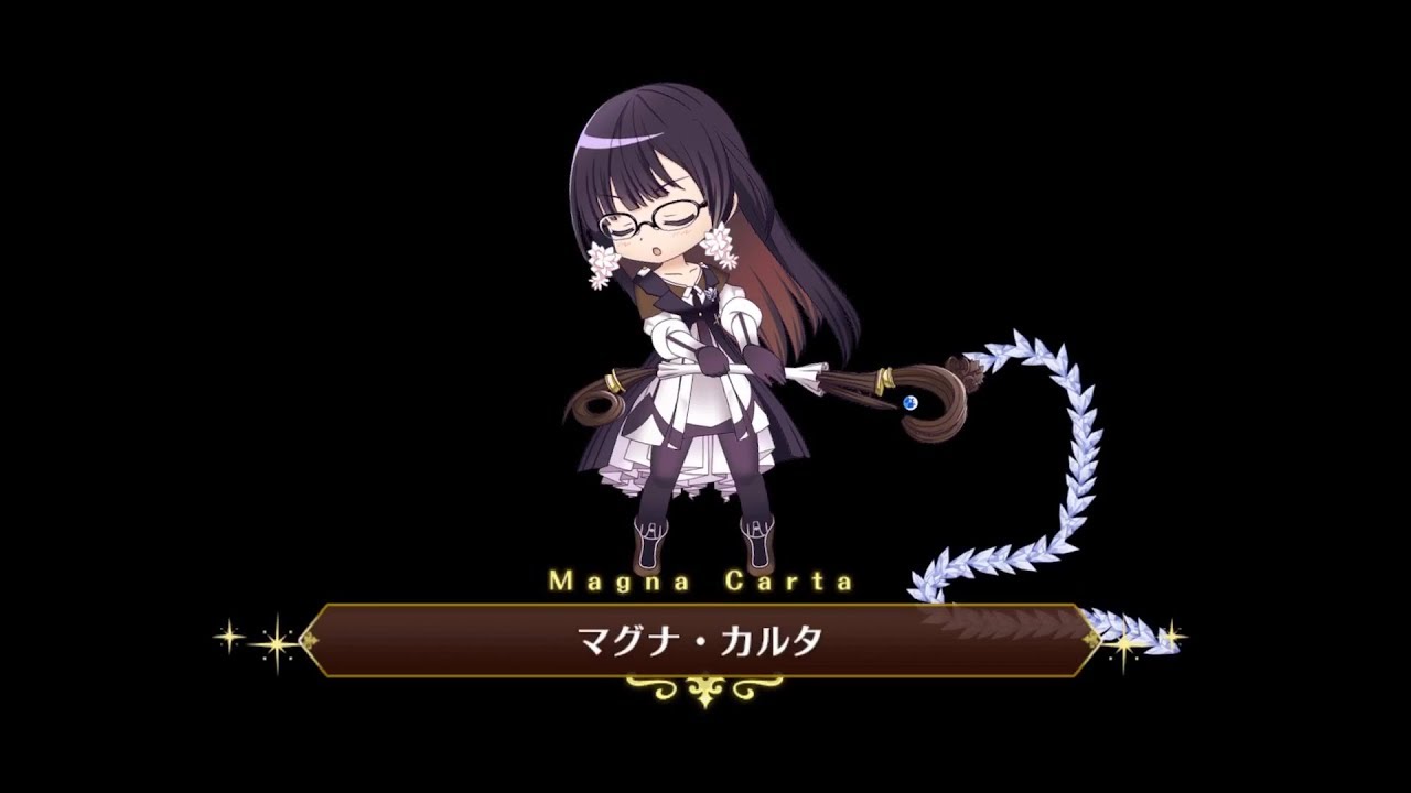 マギレコ 古町みくら マグナ・カルタ (マギア) マギアレコード - YouTube