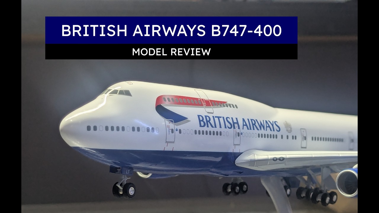 Queen of the skies! Review British Airways B747-400 model 1:200