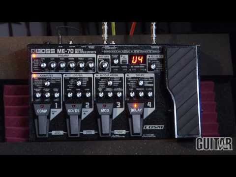 Boss ME-70 Guitar Effects Processor - YouTube