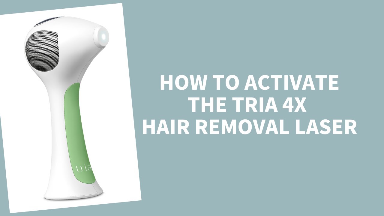 How to activate the Tria 4X Hair Removal Laser #triabeauty - YouTube