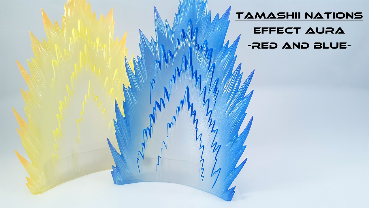 Tamashii Nations Effect Aura (Yellow and Blue) Review - YouTube