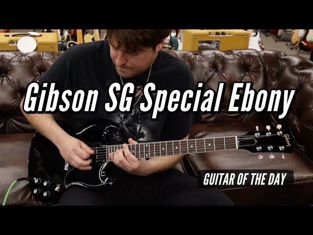 2023 Gibson SG Special Ebony | Guitar of the Day - YouTube