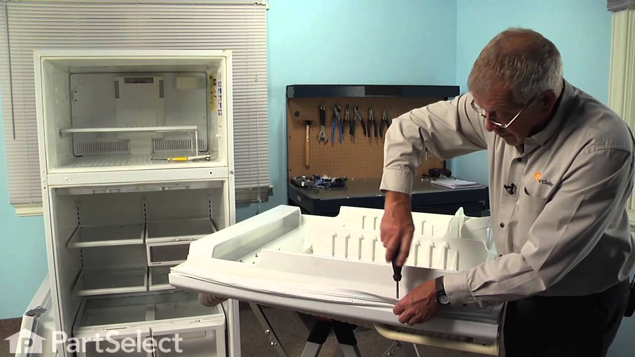 Refrigerator Repair - Replacing the Fresh Food Door Gasket