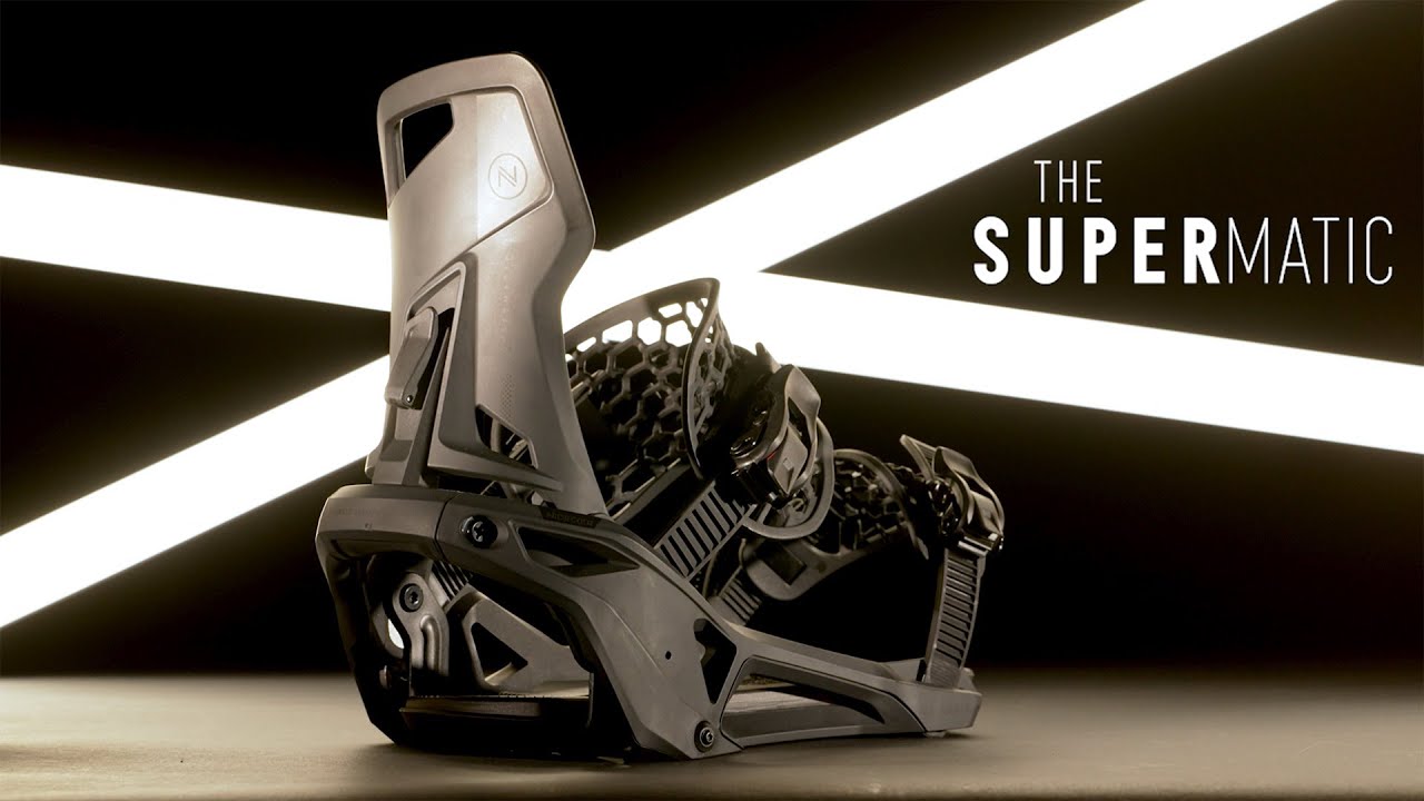 □ Nidecker □ Supermatic Bindings 2023-24 / Black - LADE STORE