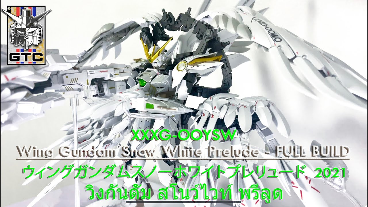 MG 1/100 XXXG-OOYSW Wing Gundam Snow White Prelude + Ver.Ka Decal