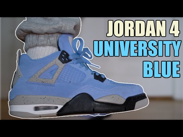 AIR JORDAN 4 UNIVERSITY BLUE REVIEW & ON FEET + RESELL PREDICTIONS