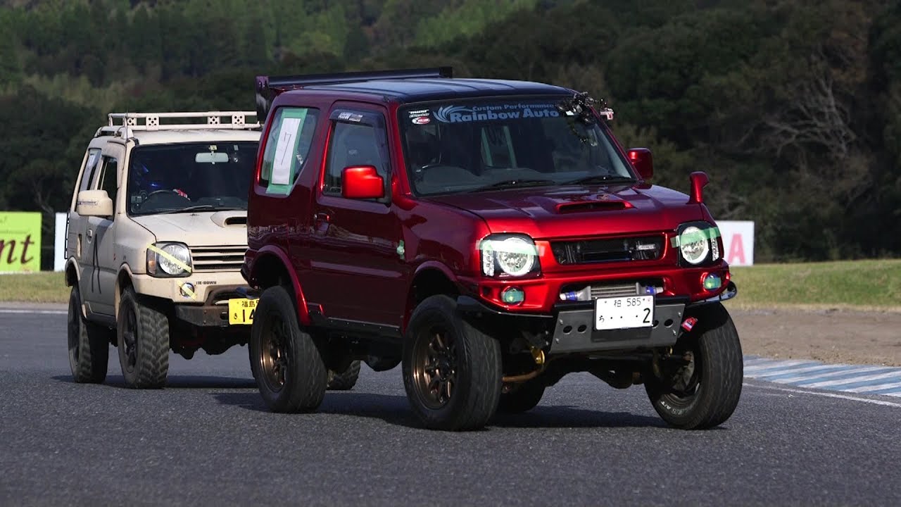 Rainbow Auto JIMNY SUPERLAP in 茂原ツインサーキット - YouTube