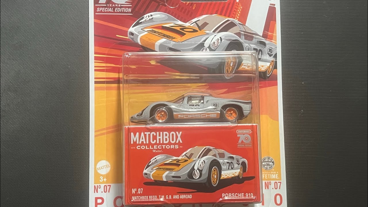 Classic Racer, Part I: Unboxing a Porsche 910 by Matchbox