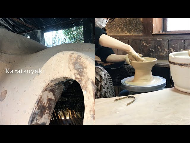 唐津焼］中野陶痴窯を訪ねて／ロクロ体験 - YouTube