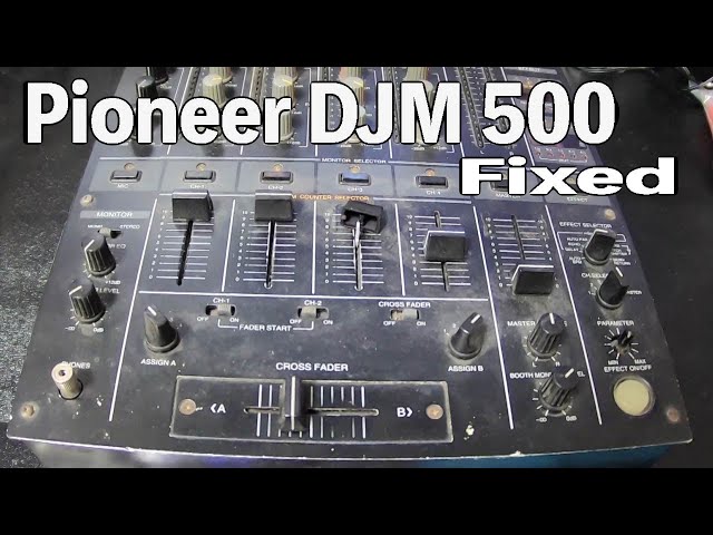 Dj mixer Fixed Pioneer DJM 500 (EZAS/Repair /Fader tact switch
