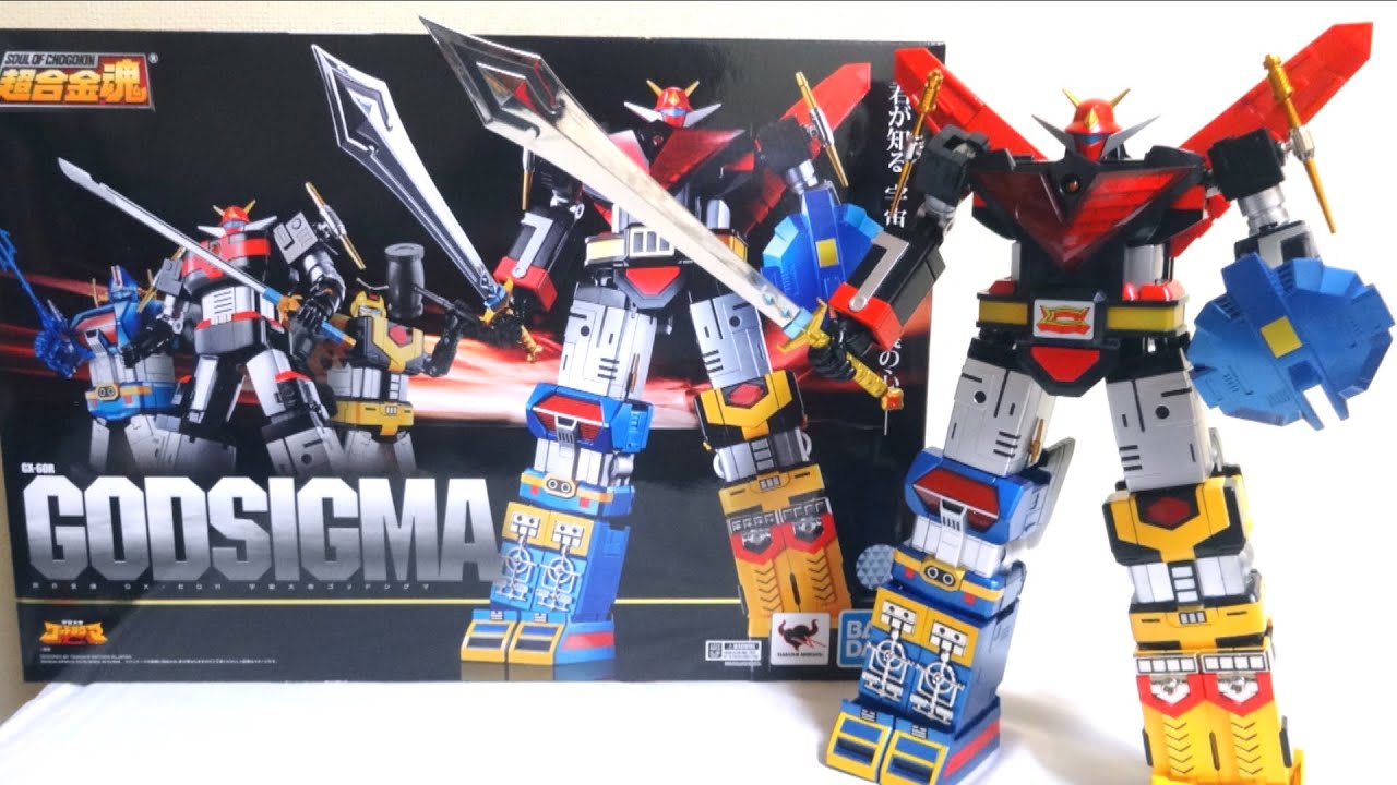 GOD SIGMA】Soul Of Chogokin GOD SIGMA GX-60R wotafa's review - YouTube