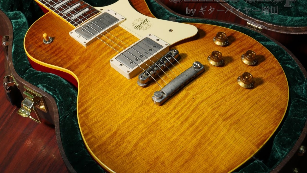 The legendary Les Paul model, once used by Gary Moore, Heritage